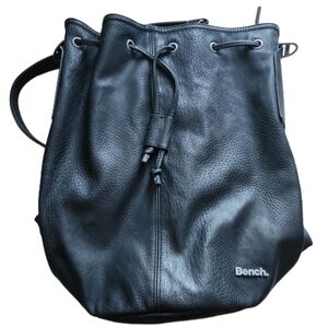 Bench Black Leather‎ sinched bag
